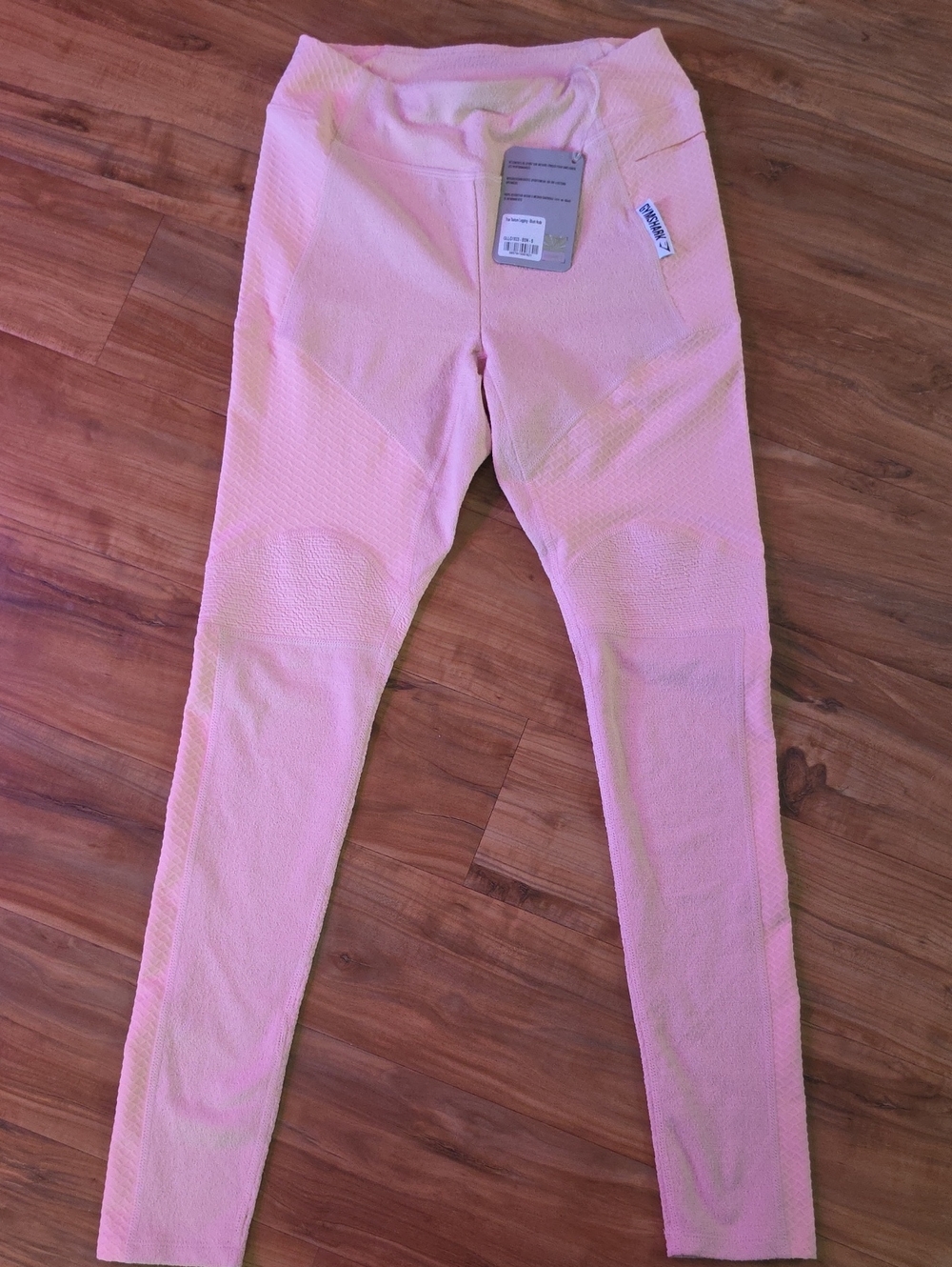 Gymshark Girls' True Textured Legging- Blush Nude